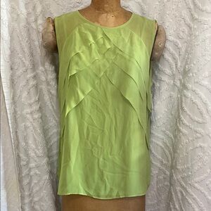 Lime Green Sleeveless Women's Top